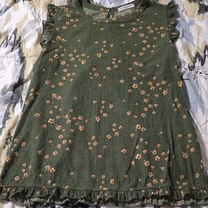 Cha Cha Vente Olive Floral Knit Top